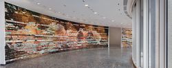 Installation view, ‘Mark Bradford. Pickett’s Charge’, Hirshhorn Museum and Sculpture Garden, Washington DC